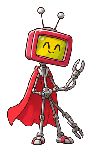 Robot Tv Rojo